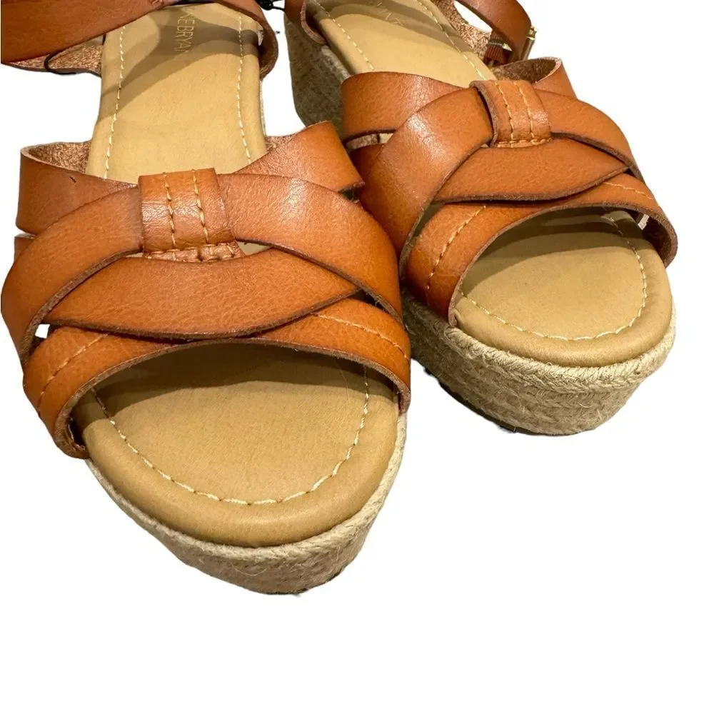 NWT Lane Bryant Espadrilles Jute Wedge Sz 9W